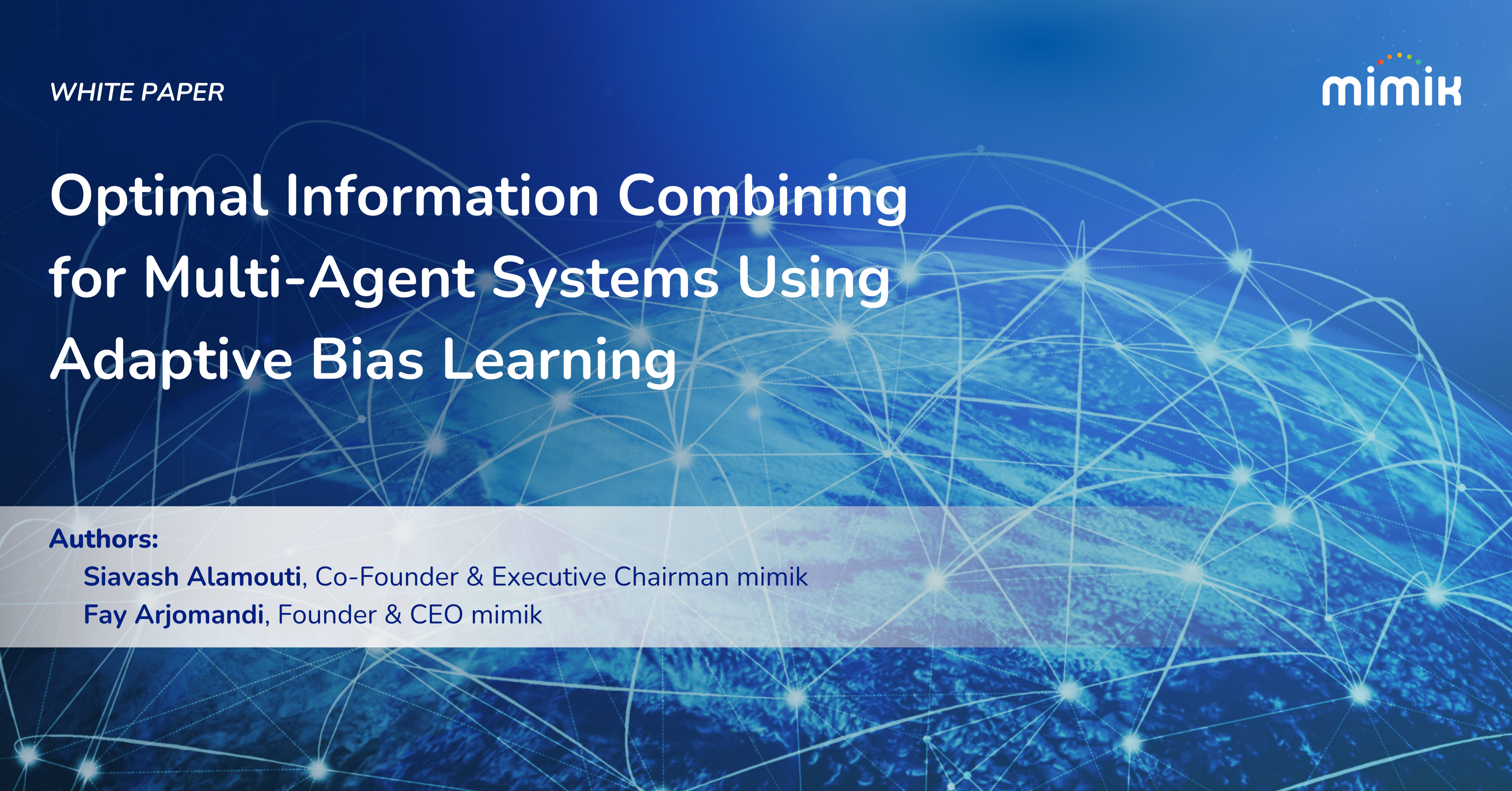 Optimal-Information-Combining-for-Multi-Agent-Systems-Using-Adaptive-Bias-Learning